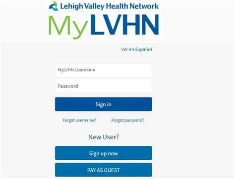 mylvhn login patient portal